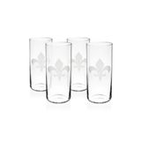 ZM Decor Siyah Aşk Meşrubat Bardağı 4’lü Set