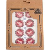 Zm+ Plus Honda Koruma Takozu Damla Etiket Sticker Ø28 mm Kırmızı