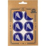 Zm+ Plus Honda Koruma Takozu Damla Etiket Sticker Ø39 mm Mavi