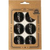 Zm+ Plus Yamaha Yzf R25 Damla Etiket Sticker Ø39 mm Siyah-Beyaz