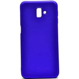 ZM Store Galaxy A8 2018 Uyumlu Kılıf Premier Yumuşak Silikon Kapak - Saks Mavi