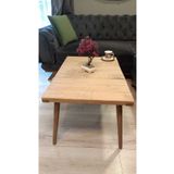 ZMB Ahşap Masif Ağaç Orta Sehpa 50x75 Meşe