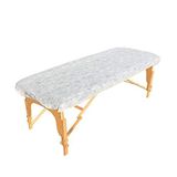 ZMDREAM 20'li Paket Tek Kullanımlık Lastikli Masaj Masa Örtüleri Yatak Örtüleri 208,3 x 88,9 cm Beyaz