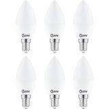 Zmr 120/B.65 6’lı 7W Buji LED Ampul 6500K Beyaz Işık E14 Duy Enerji Tasarruflu ve Uzun Ömürlü Aydınlatma - 1 - 10 W