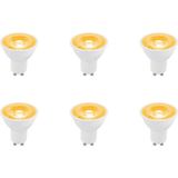 ZMR-121/B.AA 6’lı 7W GU10 LED Çanak Ampul Seti Amber Renk Mercekli 540LM Yüksek Verimli Aydınlatma - 1 - 10 W