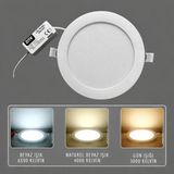 Zmr-205 2’Li Set 15W Gömme Led Spot Slim Panel 3000K Günışığı Yuvarlak Alüminyum Kasa Tavan Spotu