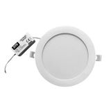 Zmr-205 2’Li Set 15W Gömme Led Spot Slim Panel 6500K Beyaz Işık Yuvarlak Alüminyum Kasa Tavan Spotu