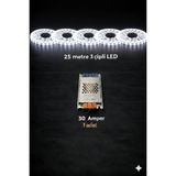 ZMR Lumıxa 3 Çipli 25 Metre Beyaz LED + 30 Amper Trafo - 14,5 W