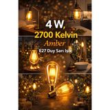 ZMR LUMIXA 4W 2700K RUSTİK AMPUL AMBER