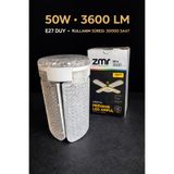 ZMR LUMIXA 50 WATT KRİSTAL PERVANE LED AMPUL YÜKSEK IŞIK 3600 Lümen (BEYAZ IŞIK)