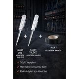 ZMR Lumıxa Duz+Yıldız Kontrol Kalemi+Elektrik Bandı (Set)