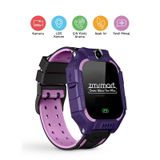 Zmsmart Q19 LBS Konum Sesli Görüşme Akıllı Çocuk Takip Saati (İthalatçı Garantili) mor