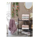 Z&N STYLE Annem Miss Bamboo Bıenna 50x90cm. Çeyizlik El&yüz 6'lı Lüks Havlu Seti (ÇANTALI, %70 BAMBU LİFİ)