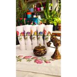 Z&N STYLE Annem Ribella 50x90 Cm. Jakarlı Kanaviçe Nakışlı Çeyizlik Lüks Havlu Seti 6'lı