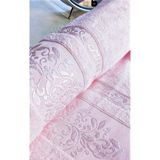Z&N Style Miss Bamboo Lüks 70X140 Cm. Çeyizlik Ihraç Malı Banyo Havlusu (%70 Bambu Lifi Içerir) - 70 x 140 cm - Açık - Pembe