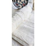 Z&N Style Miss Bamboo Lüks 70X140 Cm. Çeyizlik Ihraç Malı Banyo Havlusu (%70 Bambu Lifi Içerir) - 70 x 140 cm - Beyaz