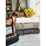Z&N Style Süper Lüks Miss Bamboo 50X90CM. Ihraç Malı El&yüz 3'lü Havlu Seti %70 Bambu Lifi Içerir - 50 x 90 cm - Renkli