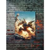 Znc Bumblebee - Transformers - Dizi, Film Ve Karakter Özel Tasarım Poster Serisi, Eşsiz Tasarım,