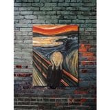 Znc Çığlık - Edvard Munch, Tarihi Tablo Posterleri, Özel Tasarım Kağıt Poster,