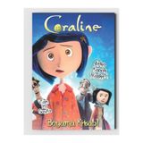ZNC Coraline Temalı Eğlenceli Boyama Kitabı, (+20), (Tam Sayfa Resimli Boyama Kitabı)