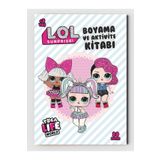 ZNC L.O.L Bebek Temalı Toca Boca Boyama Kitabı (20 Tam Sayfa Resimli Boyama Kitabı) (+1 Sayfa Sticker)