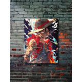 Znc Luffy - One Piece - Anime & Manga Posterleri, Özel Tasarım Kağıt Poster, Duvar Sanatı