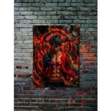 Znc Luffy - One Piece, Anime - Manga Serisi, Özel Tasarım Kağıt Poster, Duvar Sanatı
