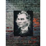Znc Mustafa Kemal Atatürk - Önemli Kişiler, Tarihi Kişiler, Özel Tasarım Kağıt Poster, Duvar Sanatı