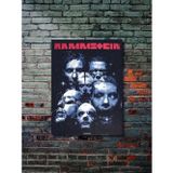 Znc Rammstein Vintage - Müzik & Grup Posterleri, Özel Tasarım Kağıt Poster, Duvar Sanatı