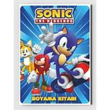 ZNC Sonic (Kirpi Sonik) Boyama Kitabı 20 Tam Sayfa 3+ Yaş Çocuklar İçin Eğlenceli Sticker Hediyeli