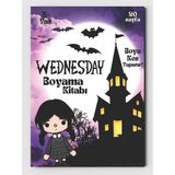ZNC Wednesday Toca Boca Boyama Kitabı 20 Sayfa Kalın Sayfalarla 3 Yaş Üzeri Çocuklar İçin