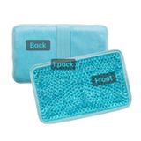 ZNÖCUETÖD Jel Boncuk Buz Paketi Askılı Buz Torbası - 1 Paket Yeniden Kullanılabilir Sıcak ve Soğuk Paket Diz, Omuz, Ayak, Sırt, Ayak Bileği, Boyun, Kalça, Dirsek, Bilgelik Dişi için Sıkıştırma-7,76 x 4,93 inç (Mavi)