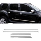 ZNZ Oto Aksesuar Dacia Duster Krom Yan Kapı Çıtası 4 Kapı P.çelik 2010-2017 Arası