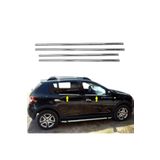 ZNZ OTO AKSESUAR Dacia Sandero Stepway Krom Cam Çıtası 4 Kapı P.çelik 2012-2019 Arası