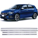 ZNZ Oto Aksesuar Fiat Egea Hb 2015 Sonrası Krom Cam Çıtası 4 Kapı P.çelik