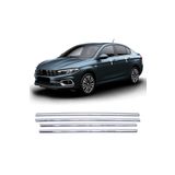 ZNZ OTO AKSESUAR Fiat Egea Sedan Krom Cam Çıtası 4 Kapı 2015 Ve Üzeri Paslanmaz Çelik