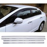 ZNZ Oto Aksesuar Honda Civic Krom Cam Çıtası 4 Kapı P.çelik 2012-2016 Arası
