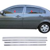 ZNZ Oto Aksesuar Hyundai Accent Era Krom Cam Çıtası 4 Kapı 2005 ve Üzeri P.çelik
