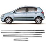 ZNZ Oto Aksesuar Hyundai Getz Krom Cam Çıtası 6 Prç. 2002-2011 P. Çelik