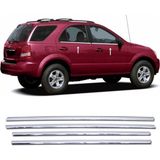ZNZ Oto Aksesuar Kia Sorento Krom Cam Çıtası 4 Prç 2002-2009 Arası P.çelik