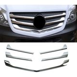 ZNZ Oto Aksesuar Mercedes Sprinter 2013-2018 Arası Krom Ön Panjur 5 Parça P.çelik