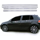ZNZ Oto Aksesuar Vw Golf 6 2008-2012 Arası Krom Cam Alt Çıta 4 Kapı P.çelik