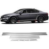ZNZ Oto Aksesuar Vw Passat B8 Krom Yan Kapı Çıtası 8pcs P.çelik 2014-2019 Arası