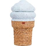 Zoa Collection Dondurma Rattan Oyuncak Sepeti - Naturel - Standart