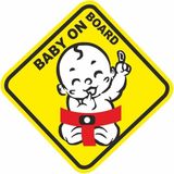 Zobar Markt Arabada Bebek Var Araç Sticker 15X15 cm