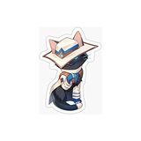 Zobar Markt Kedi Cyphher Sticker Defter Ajanda Planner Laptop Sticker, 5 cm