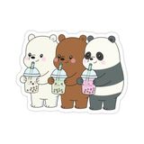 Zobar Markt Zobarmarkt 3'lü Panda Defter Ajanda Planner Bullet Journal Laptop Sticker 10 cm