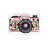 Zobar Markt Zobarmarkt Pembe Fotoğraf Makinesi Defter Ajanda Planner Bullet Journal Laptop Sticker, 5 cm