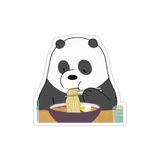 Zobar Markt Zobarmarkt Spagetti Yiyen Panda Defter Ajanda Planner Bullet Journal Laptop Sticker, 6 cm