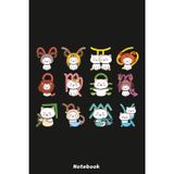 Zodiac Cats Collection Notebook: Notebook, planner, journal, organiser, bullet journal, sketchbook_ 6x9 inches, 120 dotted pages